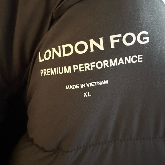 NWT London Fog Black Long Puffer Coat - X-Large - Picture 14 of 16